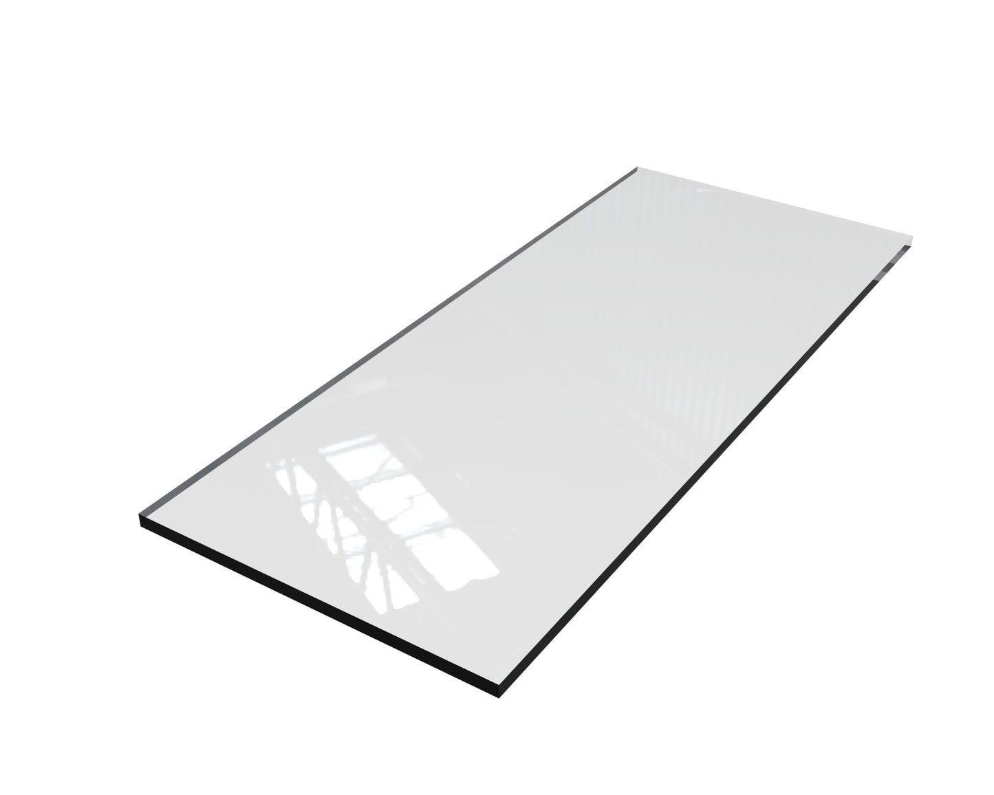 Tempered Glass 10" D - Available in Several Lengths